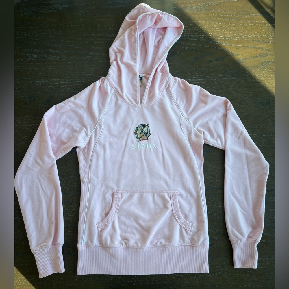 Pink Fighting Sioux CI Sport Hoodie Womens Medium